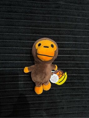 A Bathing Ape Baby Milo Plush Toy - Brown/Orange